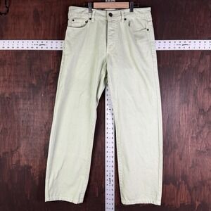 MAN boohooMAN Fit Waste Wide Leg Straight Leg Jeans Green Men's‎ 32 NEW NWT